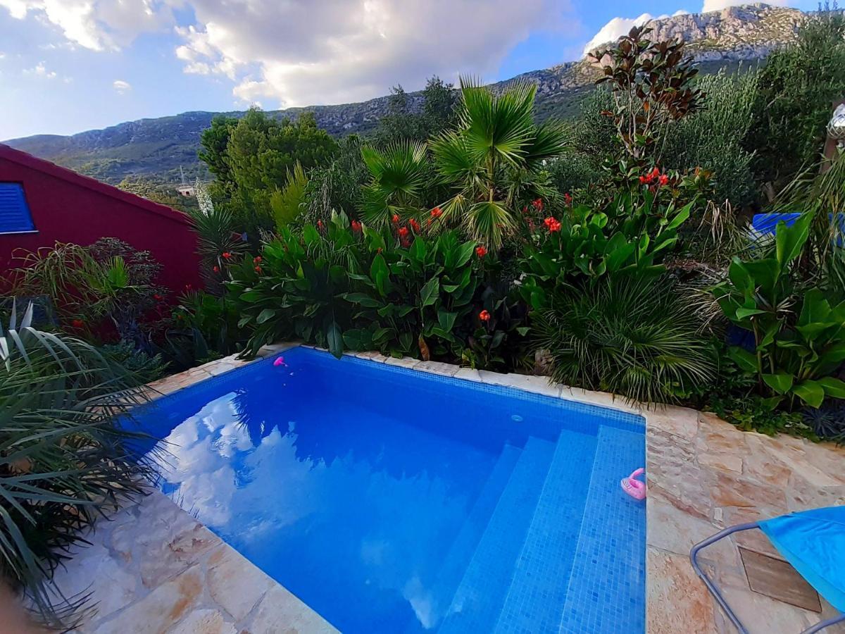 Villa Tropica, Total Privacy, Tropical Garden And Private Pool Kaštela Екстериор снимка